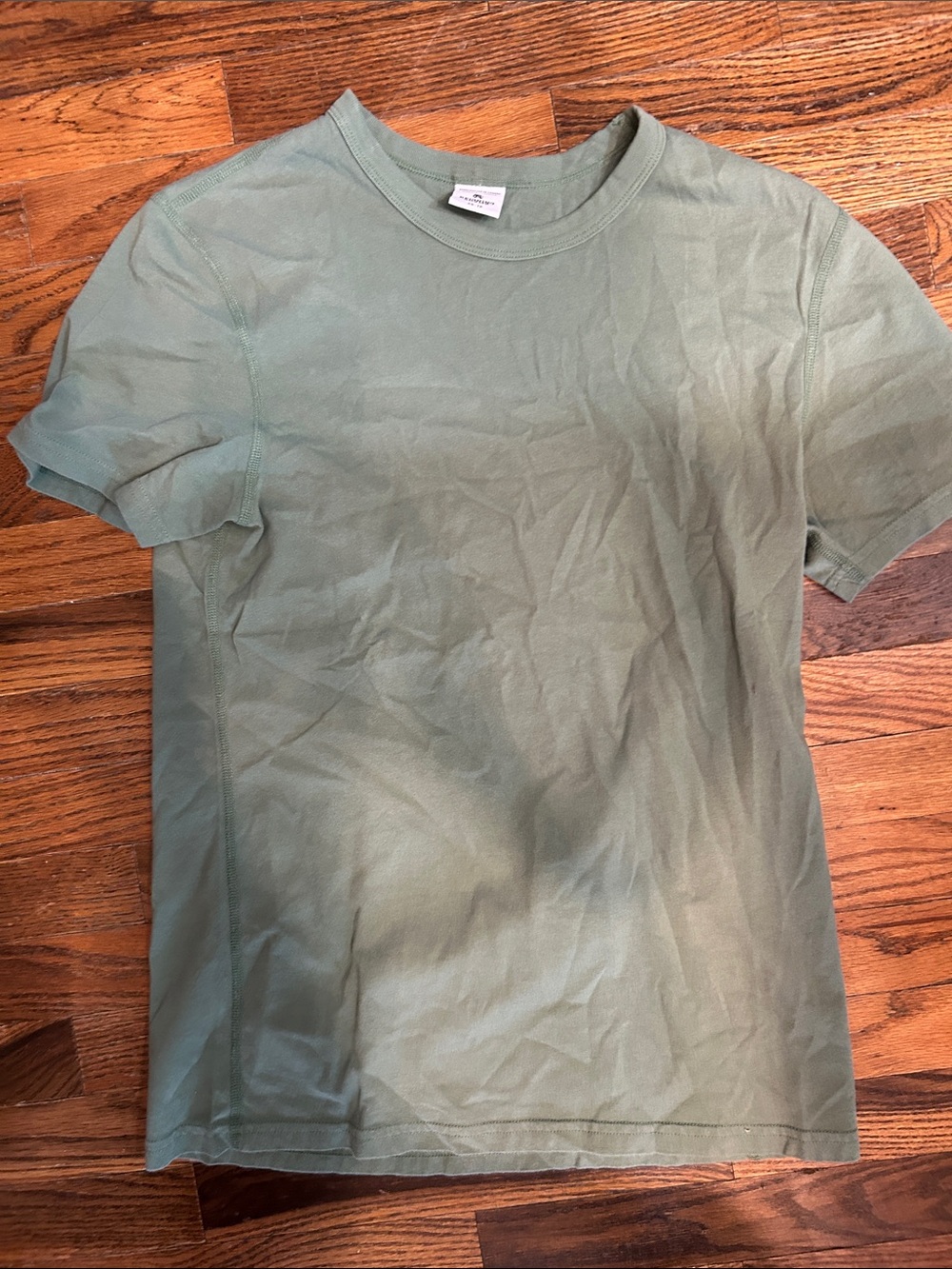 Reigning Champ Sage Green Tee — Minimal Crewneck